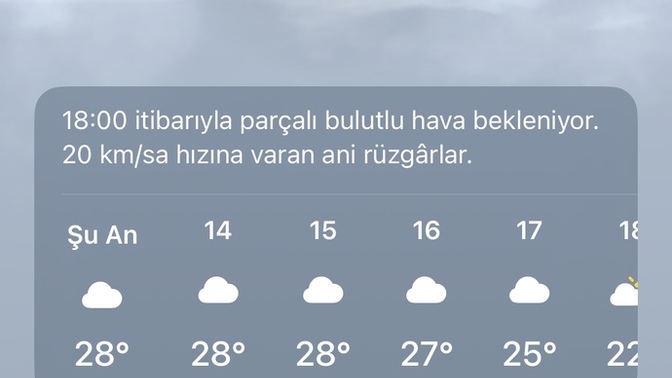Hava bugün yanıyor ama yarın yağışlı 🙄?