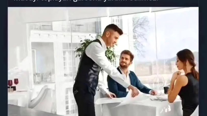 Garsona yardım eder misiniz?
