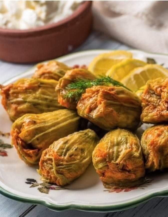 Kabak çiçeği dolması yediniz mi?