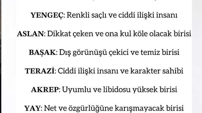 Karşı cinste beğendiğin tip nasıl biri olmalı?
