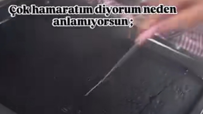 Hamaratım diyorum neden anlamıyorsunuz?