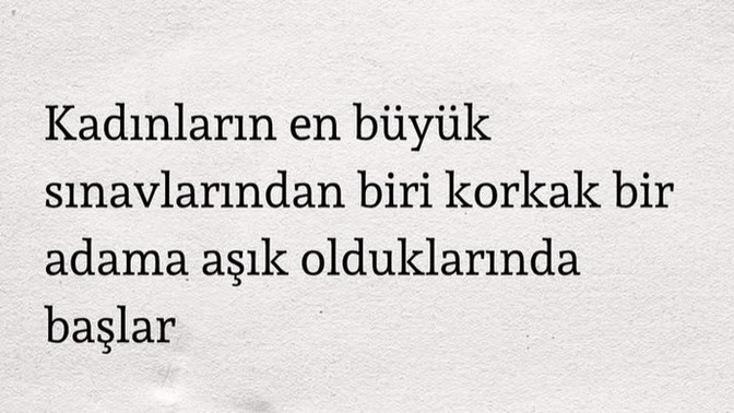 Korkak bir sevgili oldumu hiç hayatınızda?