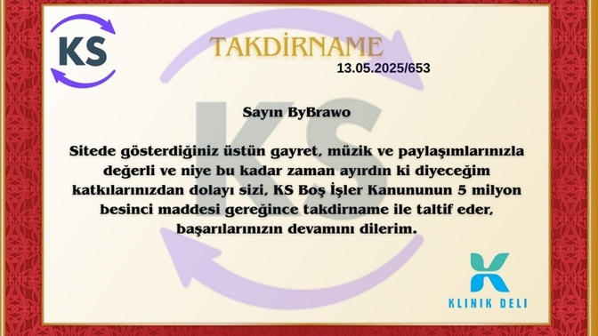 En son ne zaman takdir edildiniz?