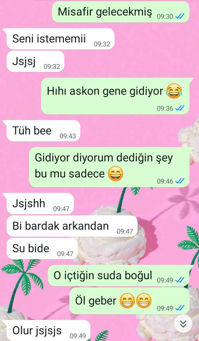 Flört ettiğim çocuğun bana dediği şeye bakın devam etmelimiyim?