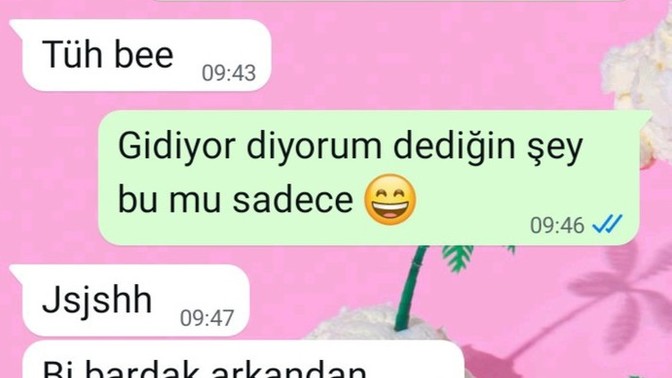 Flört ettiğim çocuğun bana dediği şeye bakın devam etmelimiyim?
