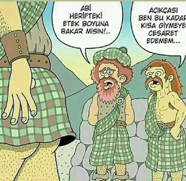 Erkekler etek giyse nasıl olurdu?
