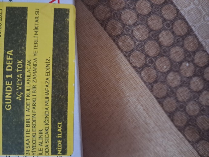 Kızlar mide ilacını famoser sabah 8 gibi?