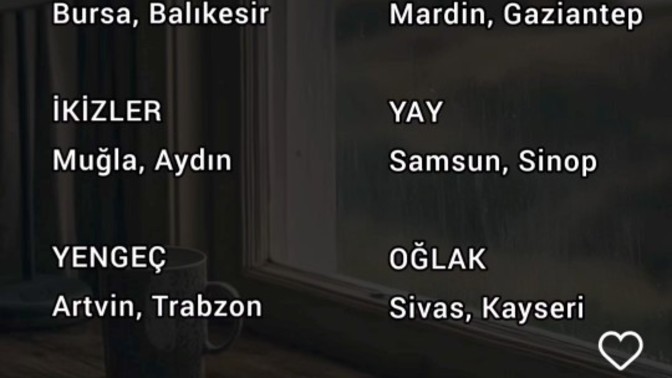 Burçlar hangi şehirde yaşamalı?