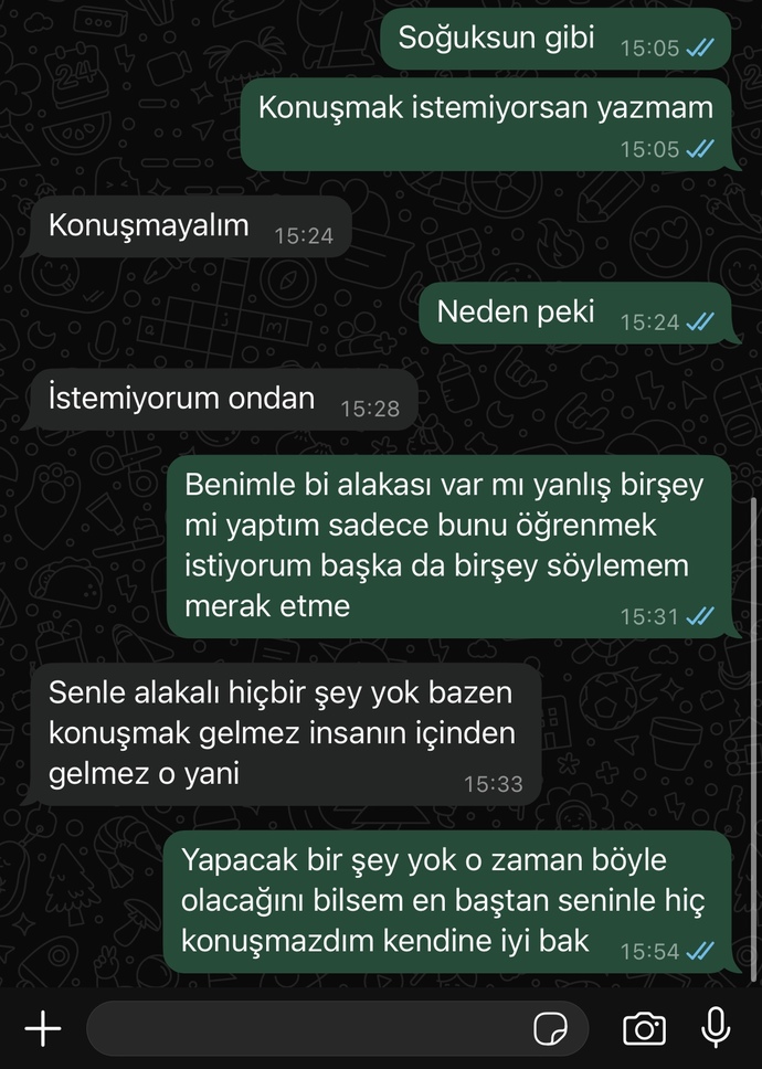Her şey çok güzel giderken bi anda konuşmayı kesen flört neden bunu yapar?