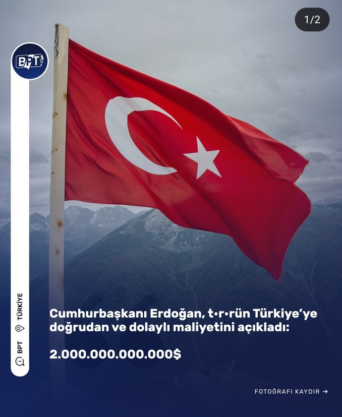 Peki ya Reisin terörü bitirmesi hakkında ne düşünüyorsunuz?