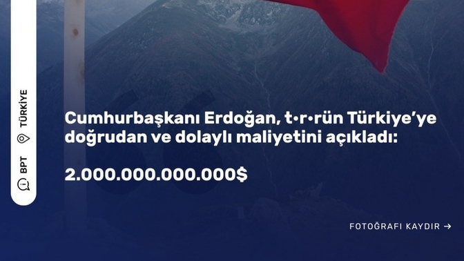 Peki ya Reis'in terörü bitirmesi hakkında ne düşünüyorsunuz?