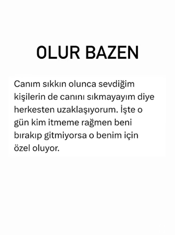 Sizin için de var mı böyle özel insanlar?