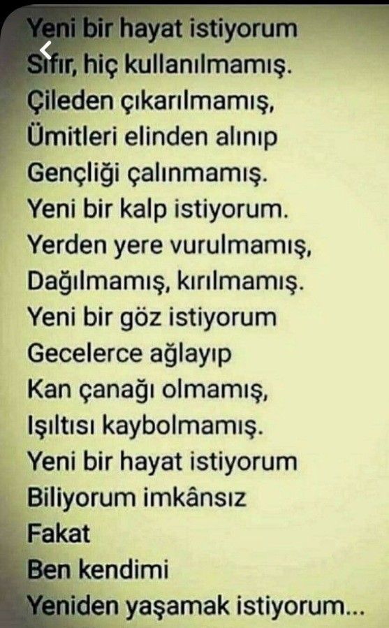 Yeni bir ben...