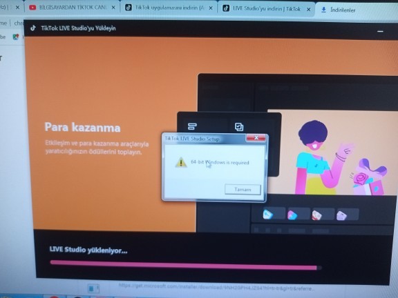 Bilgisayardan Tiktok Live Yükleyemiyorum Böyle Hata Çıkıyor Neden Sizce?