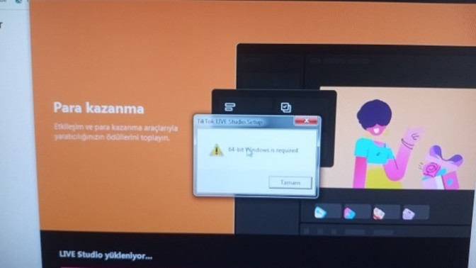 Bilgisayardan Tiktok Live Yükleyemiyorum Böyle Hata Çıkıyor Neden Sizce?