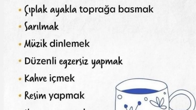 Stresinizi azaltmak için neler yapıyorsunuz?
