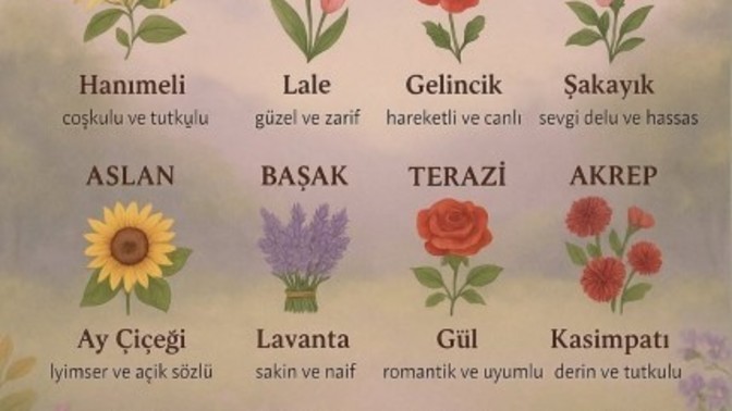 Burcunuza göre sizin çiçeğiniz hangisi?