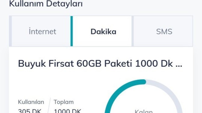 Ayda kaç dk konuşma yaparsınız?
