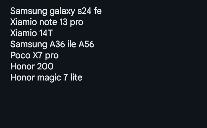 Fiyat/performans telefonu olarak görseldeki modellerden hangisini önerirsiniz?