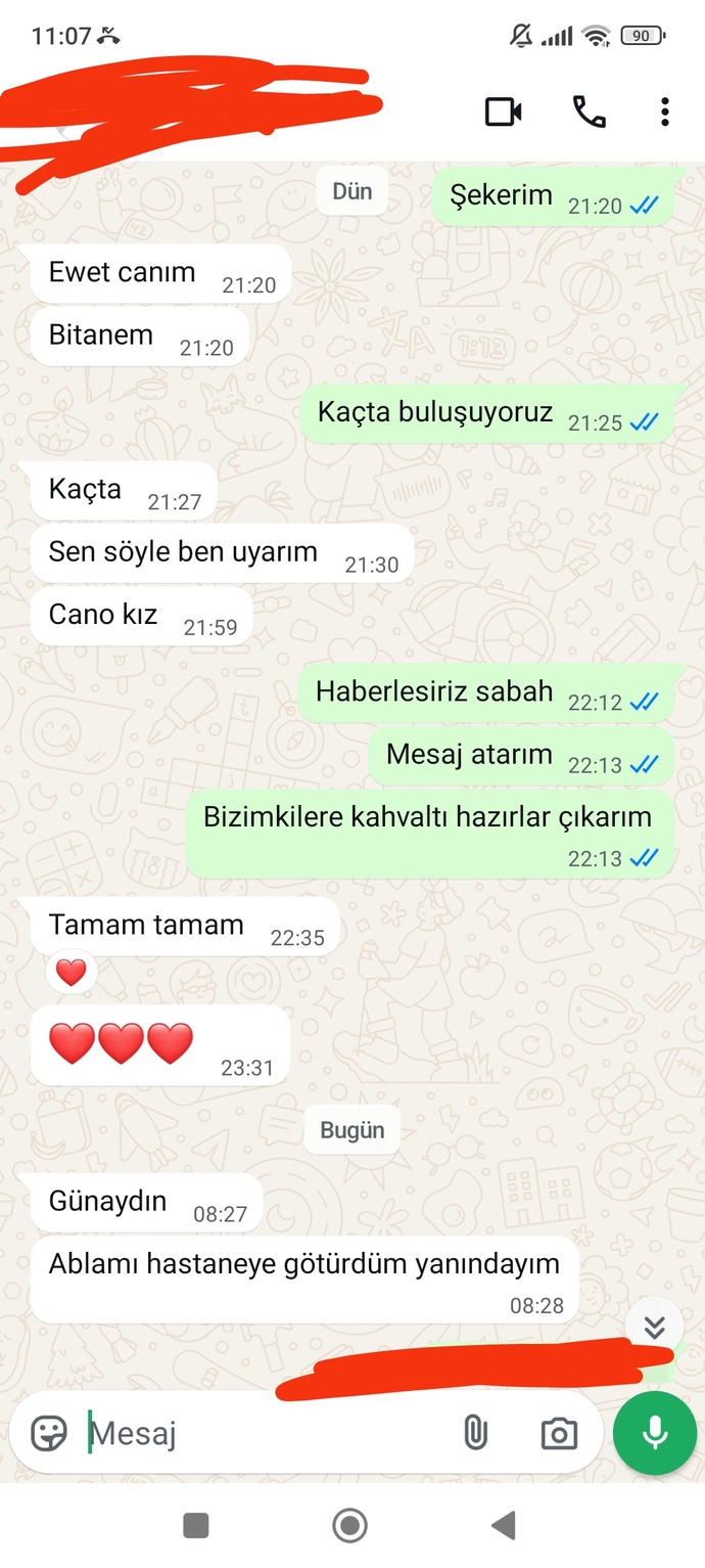 İki buçuk takuldigim partnerim bu sefer ilk defa ekti bu durum karşısında napardiniz?