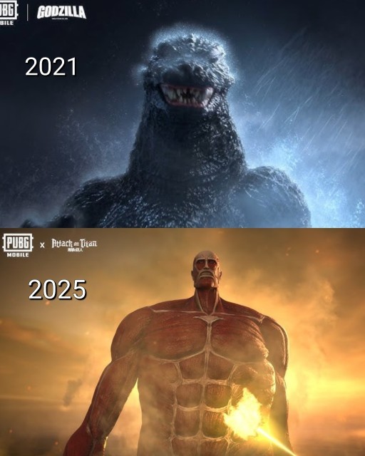 PUBG mobile da en çok sevdiğiniz en iyi mod hangisi sizce Attack On Titan mı? Godzilla mi?