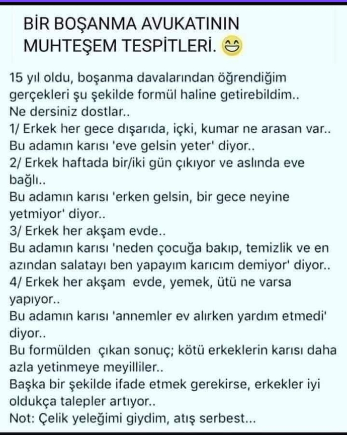İnternette dolaşırken böyle bir şey ile karşılaştım? Bu tespitler doğru mu sizce? Neler düşünüyorsunuz?