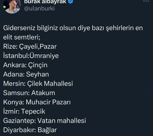 Vatan mahallesi de vatan mahallesi yani 😂