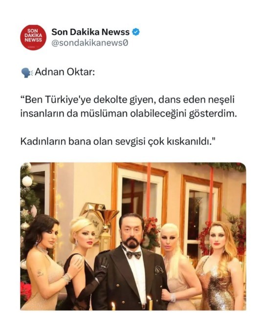 Adnan Oktarı sever misiniz?