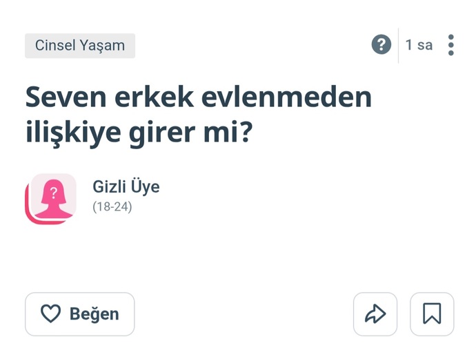 Seven insan cinsellik için evliliği şart koşar mı?
