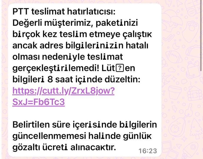 Benim numaram üzerinden bir başkasına nasıl böyle mesaj atılır?