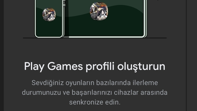 Zaten play games hesabım olmasına rağmen başka hesap istiyor?