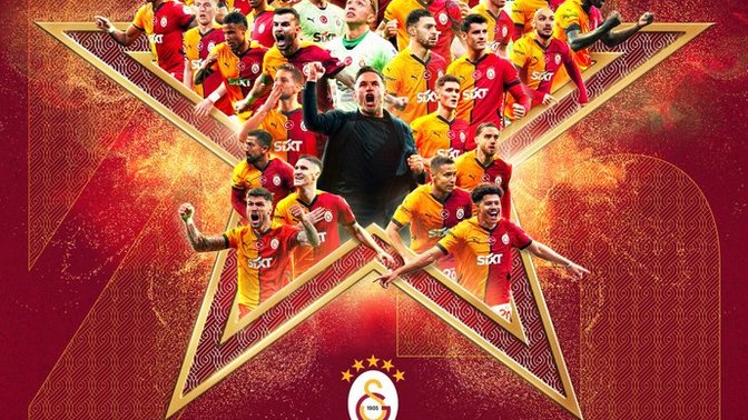 Türkiye'nin 5 yıldızlı şampiyonu Galatasaray oldu öyle değil mi?