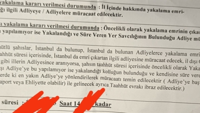 Aranmam varmış ama haberim yoktu bu nasıl oluyo süreç nasıl ilerleyecek?