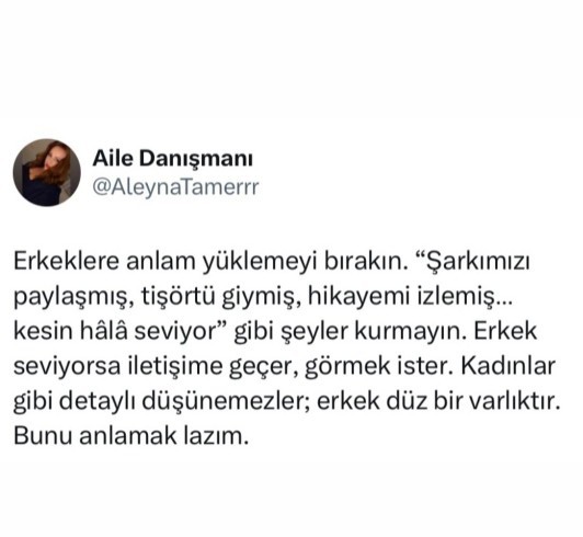 Karşınızdakilere çok fazla anlam yükler misiniz?