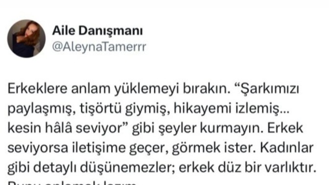 Karşınızdakilere çok fazla anlam yükler misiniz?