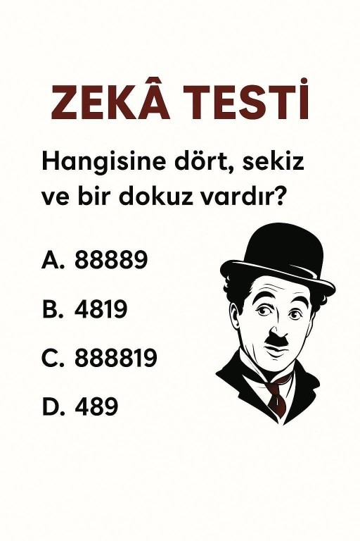 Zeka testinin sonucu nedir?