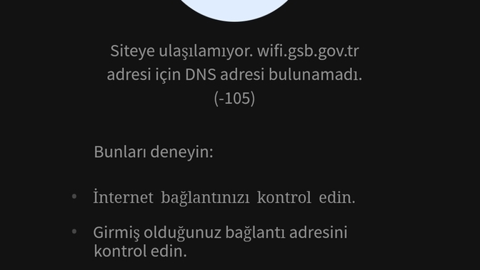 Gbs wifi bağlanmama?