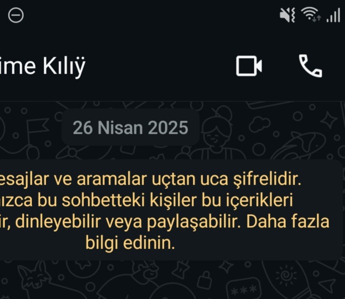 Whatsappta bu tarih neden oluyor?