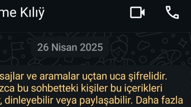 Whatsappta bu tarih neden oluyor?