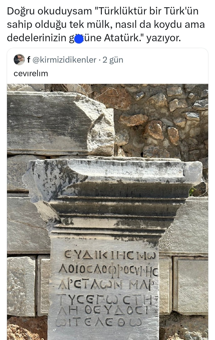 Tarihi bir eserin üzerine, insanliga miras kalacak bir mesaj yazacak olsaniz bu ne olurdu?