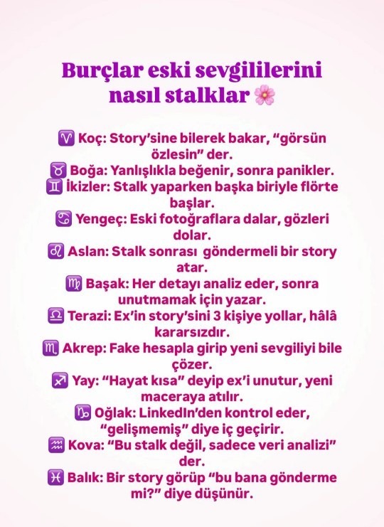 Eski sevgilinizi nasıl staklarsınız?