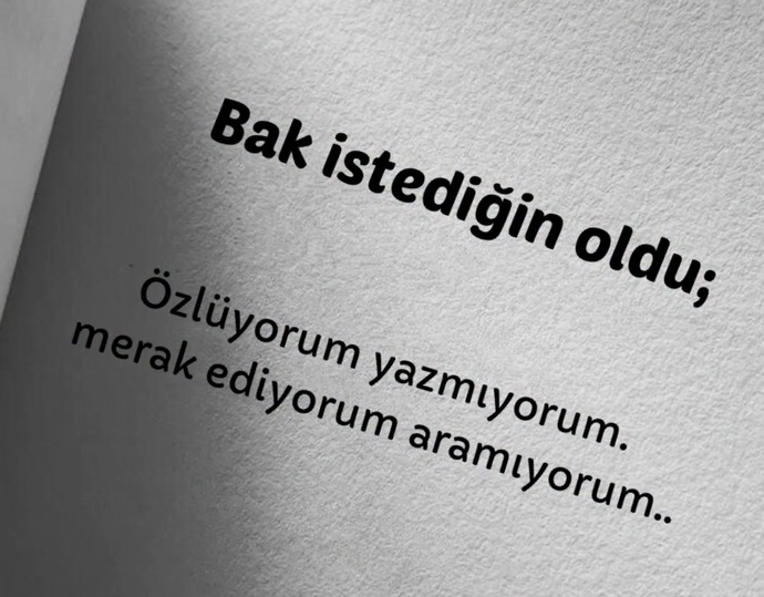 En son neyden niçin vazgeçtiniz?