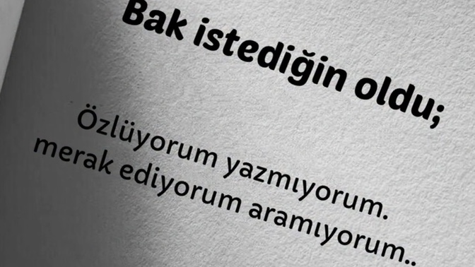 En son neyden niçin vazgeçtiniz?