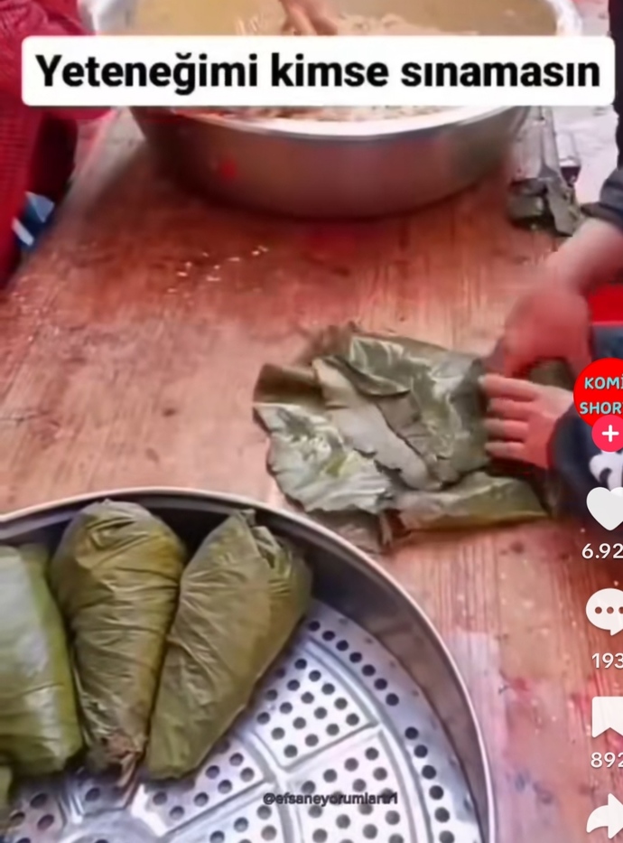 Sarma yaptım buyurmaz mısınız?