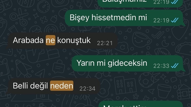 Eski sevgilim zamanla özler mi yoksa vaz mi geçmiş?