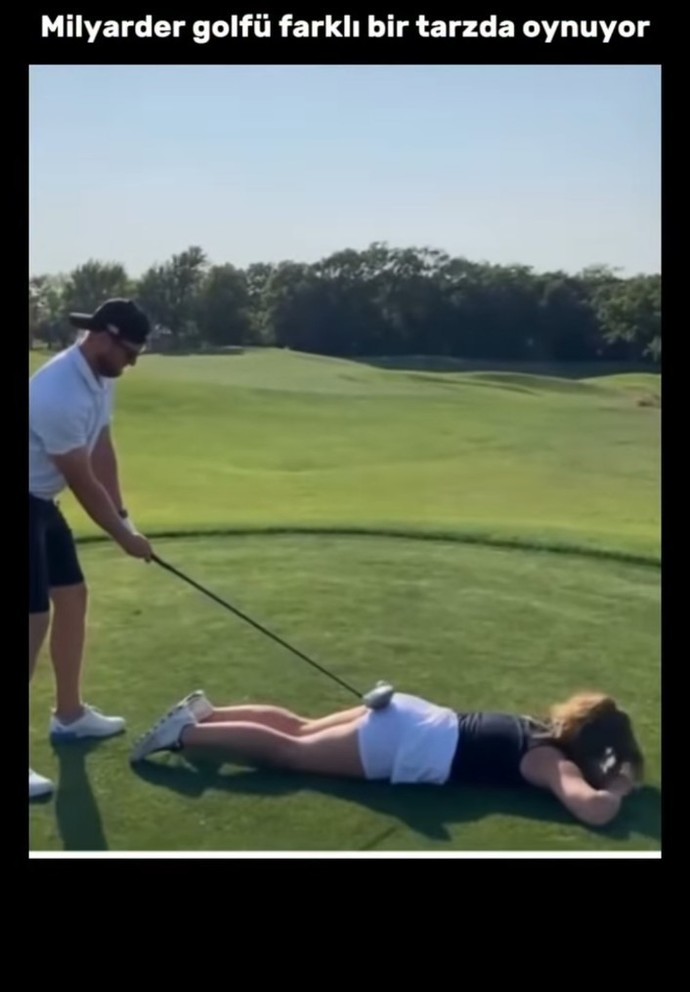 Üstümde golf oynayacak milyader yokmu ulan?