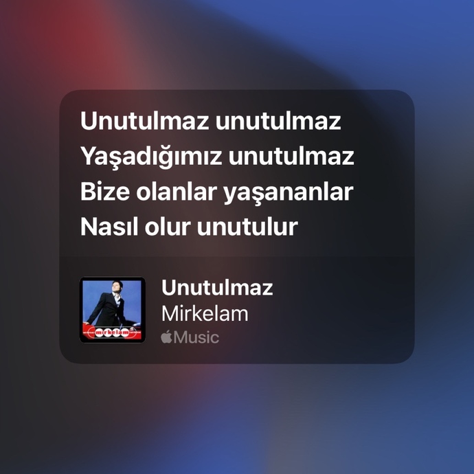 Bu şarkı anılarımı hatırlatıyor 😔?