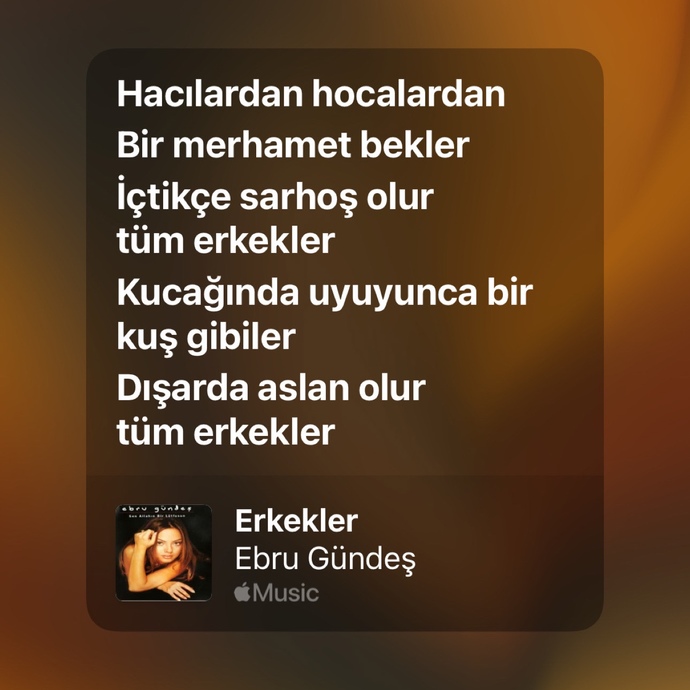 Bu şarkıyı oldum olası çok severim?