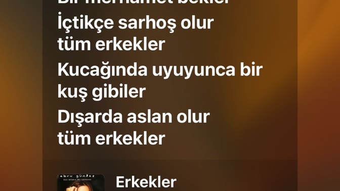 Bu şarkıyı oldum olası çok severim?