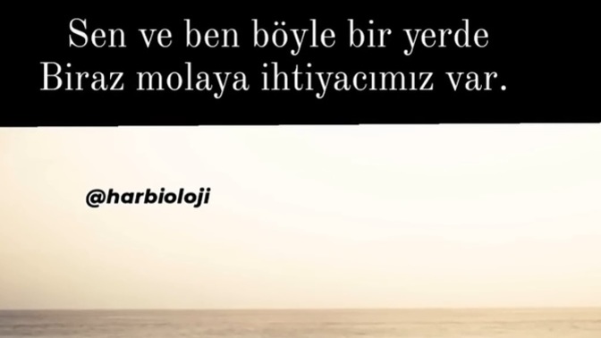 Var mı şöyle bir molaya ihtiyacınız?
